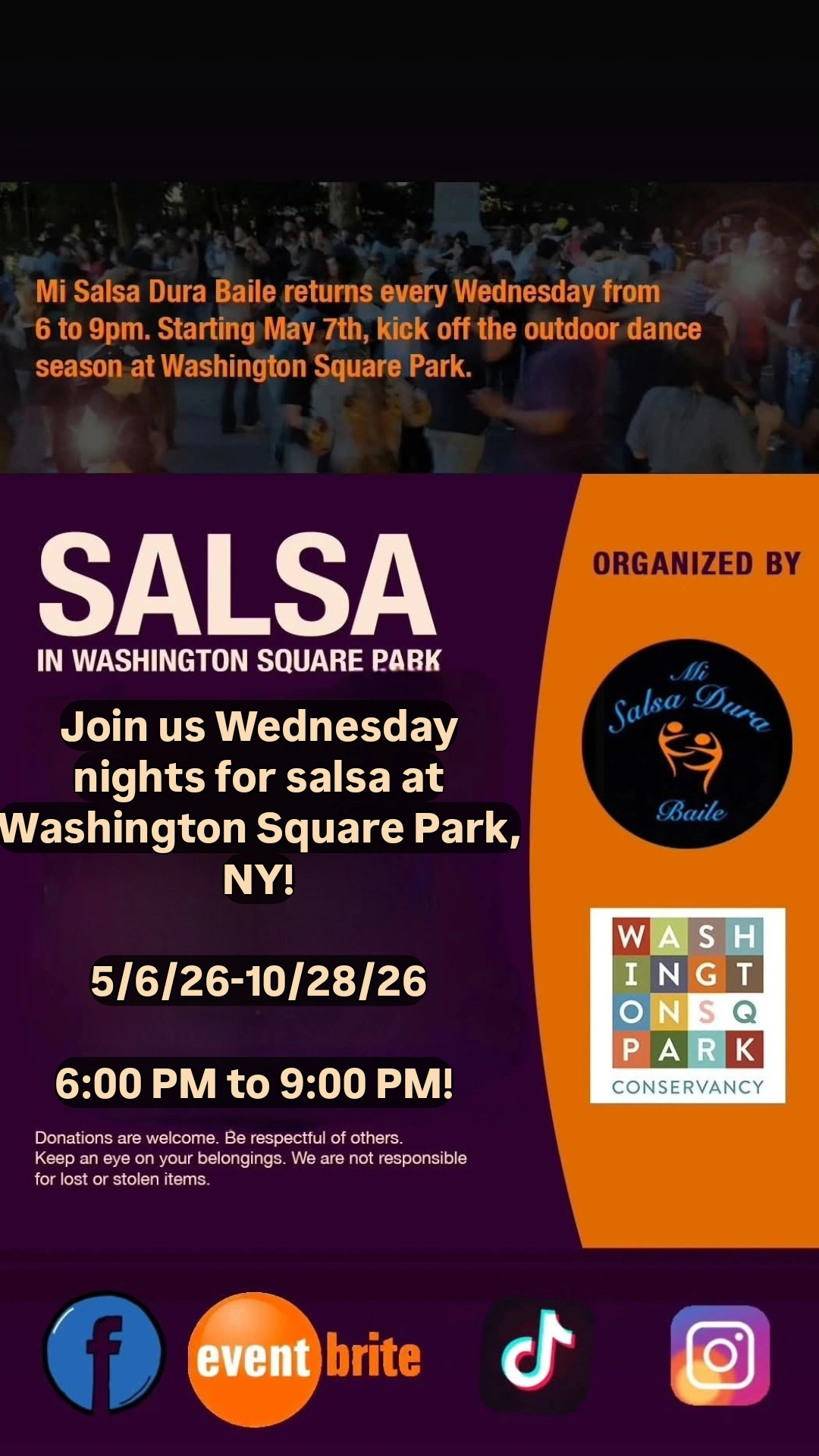 Washington Square Park Flyer